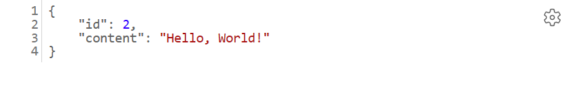 Screenshot of Spring Boot Hello World web app running in Azure App Service.