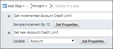 完成したワークフロー。