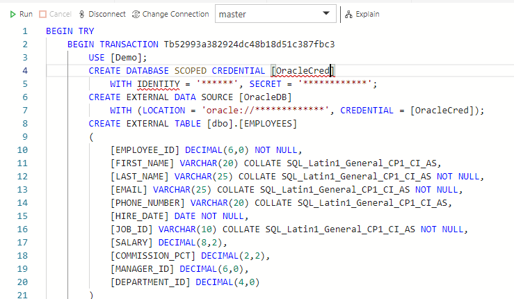 スクリプトの生成