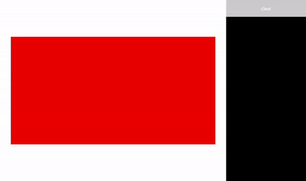 ポインター アプリケーション UI